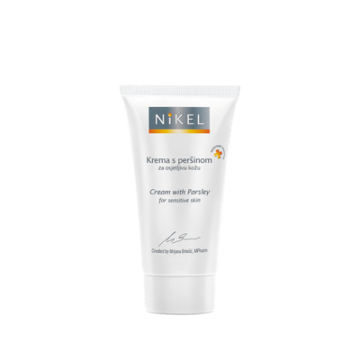 Nikel, Krem do twarzy łagodzący podrażnienia do skóry wrażliwej z wyciągiem z pietruszki, 50 ml