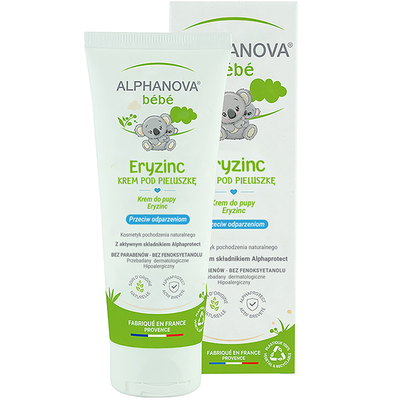 Naturalny krem do pupy przeciw odparzeniom, Eryzinc, 75 g