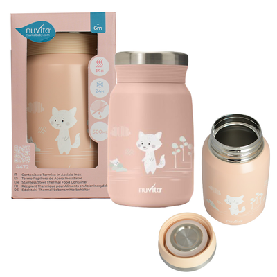 Termos obiadowy,, Łososiowy, 500 ml