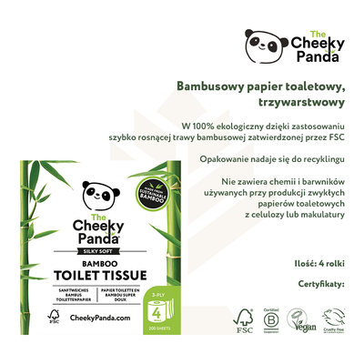 Papier toaletowy trzywarstwowy KARTON 24 rolki 4 800 listków