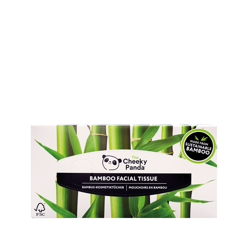 Cheeky Panda, Chusteczki kosmetyczne, 80 szt. | Ekodrogeria
