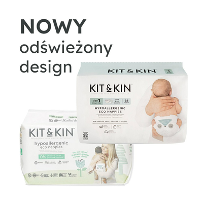 Pieluszki dla noworodków hipoalergiczne, rozmiar 1 (Mini 2-5 kg), 38 sztuk